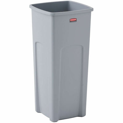Rubbermaid Commercial Untouchable Square Container, Gray, 23 gal, RCP356988GY