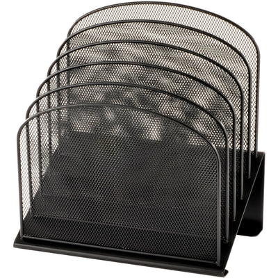 Safco Onyx Wire Mesh Desktop Organizer, Black, /CT — view 1
