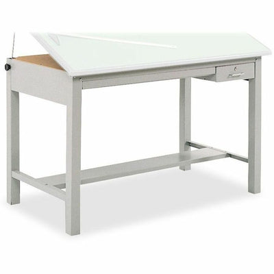 Safco Precision Drafting Table Base, Gray, SAF3962GR