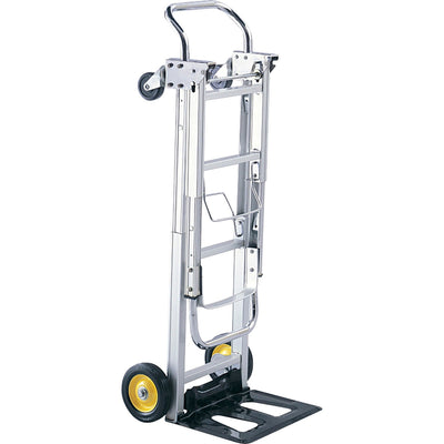Safco HideAway Convertible Hand Truck, Silver, SAF4050