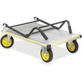 Safco Stow-Away Platform Hand Truck, Silver, SAF4053NC