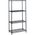Safco Wire Shelving, Black, SAF5291BL