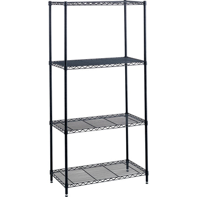 Safco Wire Shelving, Black, SAF5291BL