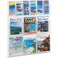 Safco Magazine/Pamphlet Plastic Display Rack, Clear, SAF5606CL