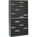 Safco 72-Compartment Literature Organizer, Black, SAF9241BLR
