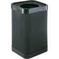 Safco At-Your-Disposal 12" Open Waste Receptacle, Black, 38 gal, SAF9790BL