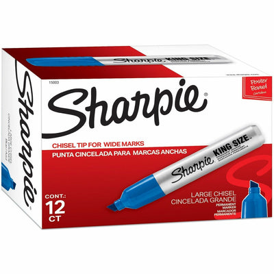 Newell Sharpie King-Size Permanent Markers, 1 Dozen, SAN15003