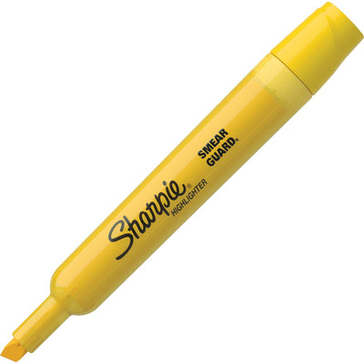 Newell Sharpie SmearGuard Tank Style Highlighters, 1 Dozen, SAN25005