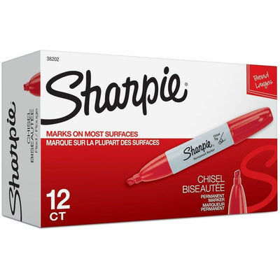Newell Sharpie Large Barrel Permanent Markers, 1 Dozen, SAN38202