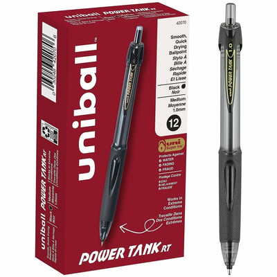 uni-ball uniball™ Power Tank Retractable Ballpoint Pens, 1 Dozen, UBC42070