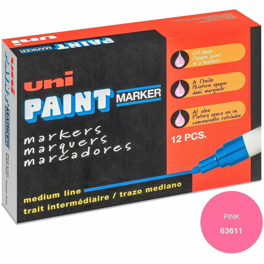 uniball™ uni-Paint PX-20 Oil-Based Paint Marker, Pink, Acid-free Ink, UBC63611