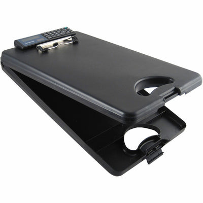Saunders DeskMate II Portable Desktop with Calculator, Black, 10" Width x 16" Length, 6EA/CT — view 1