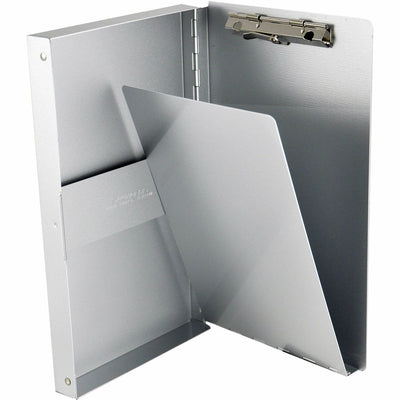 Saunders Snapak Side-open Storage Form Holder, Silver, 5 21/32" Width x 9 1/2" Length, SAU10507