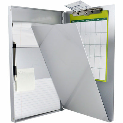 Saunders Snapak Side-open Storage Form Holder, Silver, 8 1/2" Width x 14" Length, SAU10519
