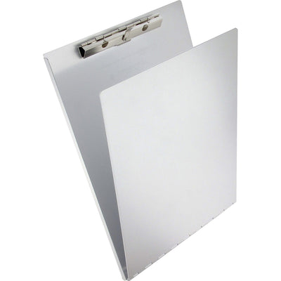 Saunders Aluminum Clipboard with Writing Plate, Silver, 8 1/2" Width x 12" Length, SAU12017