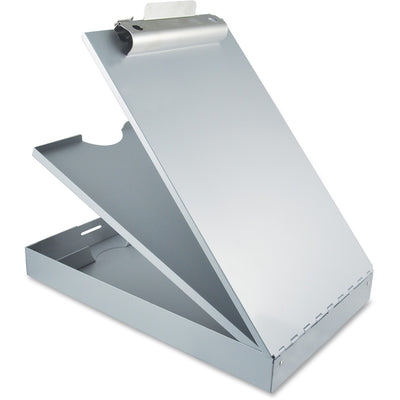 Saunders Cruiser Mate Form Holder with Storage, Silver, 8 1/2" Width x 12" Length, SAU21017