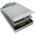 Saunders Cruiser Mate Form Holder with Storage, Silver, 8 1/2" Width x 12" Length, SAU21017