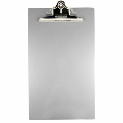 Saunders Aluminum Round Corner Clipboards, Silver, 8 1/2" Width x 14" Length, SAU22519