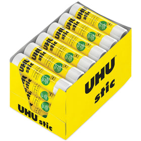UHU GmbH & Co. KG Glue Stick, Clear, 24 / Box, STD99648