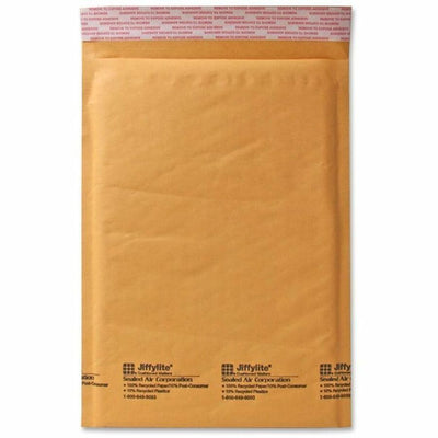 Sealed Air JiffyLite Cellular Cushioned Mailers, Kraft, 100 / Carton — view 1