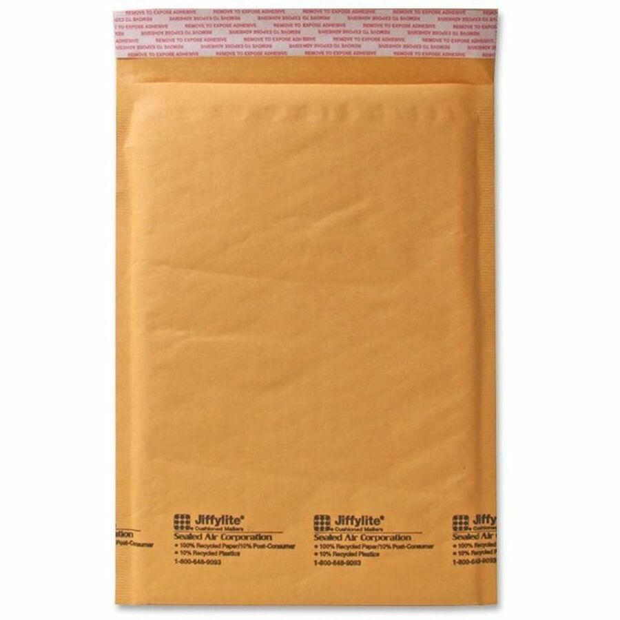 Sealed Air JiffyLite Cellular Cushioned Mailers, Kraft, 100 / Carton — view 1