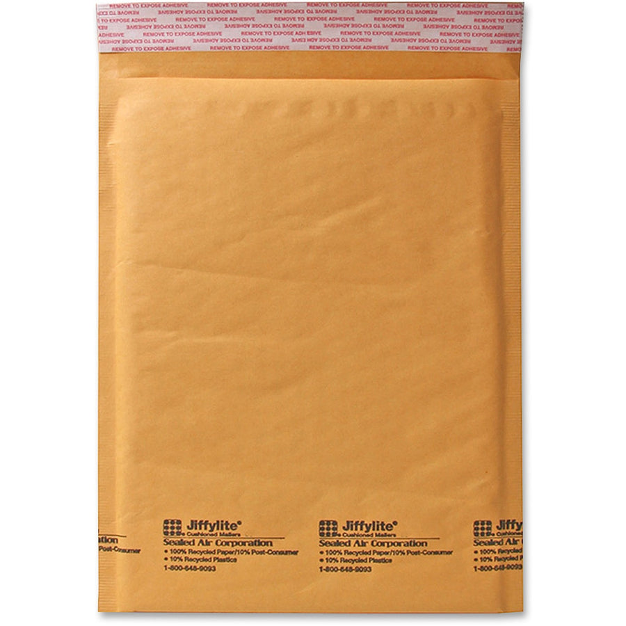 Sealed Air JiffyLite Cellular Cushioned Mailers, Kraft, 50 / Carton — view 1