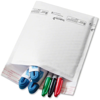 Sealed Air Jiffylite Bubble Self-Seal Mailer, White, 100 / Carton, SEL39258