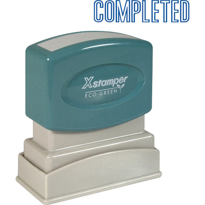 Shachihata Xstamper COMPLETED Title Stamp, XST1026