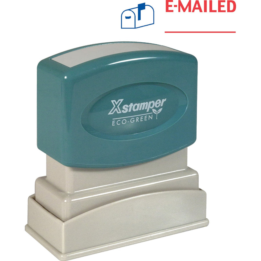 Xstamper E-MAILED Title Stamp, Polymer, Retractable Frame, XST2025