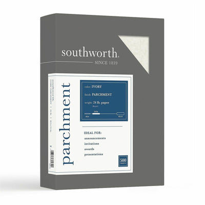 Neenah Paper Southworth Parchment Specialty Paper - Ivory, 8 1/2" x 11", 1 Box — view 1