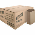 Genuine Joe Paper Towel Single fold 250 sheets Natural, 16 / Carton, GJO21020