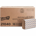 Genuine Joe Paper Towel Multi fold 250 sheets Natural, 16 / Carton, GJO21040