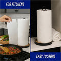 Genuine Joe Kitchen Roll Flexible Size Towels, White, 30 / Carton, GJO24080