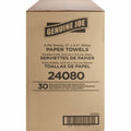 Genuine Joe Kitchen Roll Flexible Size Towels, White, 30 / Carton, GJO24080