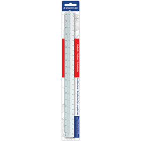 Staedtler Student Series 12" Triangular Scale, White, STD9871931BK