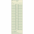TOPS Semi-Monthly Time Cards, Yellow, 3.50" Width x 10.50" Length, 500 / Box, TOP1276