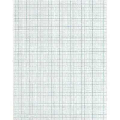 TOPS Cross Section Pad - Letter, 8 1/2" x 11", 1 Pad, TOP35041