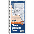 TOPS Carbonless Phone Message Book, White, 5.50" Width x 11" Length, TOP4003