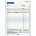 TOPS Carbonless 3-Part Purchase Order Books, 5.56" Width x 7.93" Length, TOP46141
