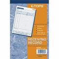 TOPS Carbonless Receiving Record Forms, 5.56" Width x 8.44" Length, TOP46260