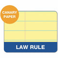 TOPS Letr-Trim Perforated Law-ruled Writing Pad, 8 1/2" x 11 3/4", 6 / Pack, TOP63396