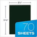 TOPS Docket Top Wire Quadrille Pad, 8 1/2" x 11 3/4", TOP63801