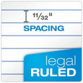TOPS Docket Gold Legal Ruled White Legal Pads, 8 1/2" x 11 3/4", 12 / Pack, TOP63960