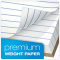 TOPS Docket Gold Legal Ruled White Legal Pads, 8 1/2" x 11 3/4", 12 / Pack, TOP63960