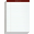 TOPS Docket Gold Legal Ruled White Legal Pads, 8 1/2" x 11 3/4", 12 / Pack, TOP63960