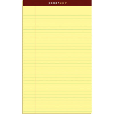 TOPS Docket Gold Legal Pads - Legal, 8 1/2" x 14", 12 / Pack — view 1