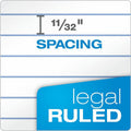 TOPS Docket Gold Legal Ruled White Legal Pads - Legal, 8 1/2" x 14", 12 / Pack, TOP63990
