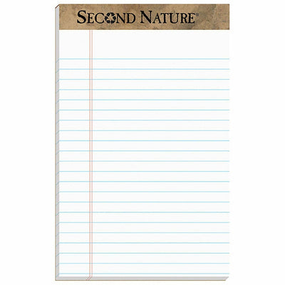 TOPS Second Nature Recycled Writing Pads, 5" x 8", 1 Dozen, TOP74830