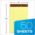 TOPS The Legal Pad Writing Pad, 5" x 8", 1 Dozen, TOP7501