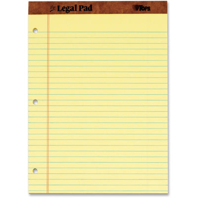 TOPS The Legal Pad Writing Pad, 8 1/2" x 11 3/4", 1 Dozen, TOP75351